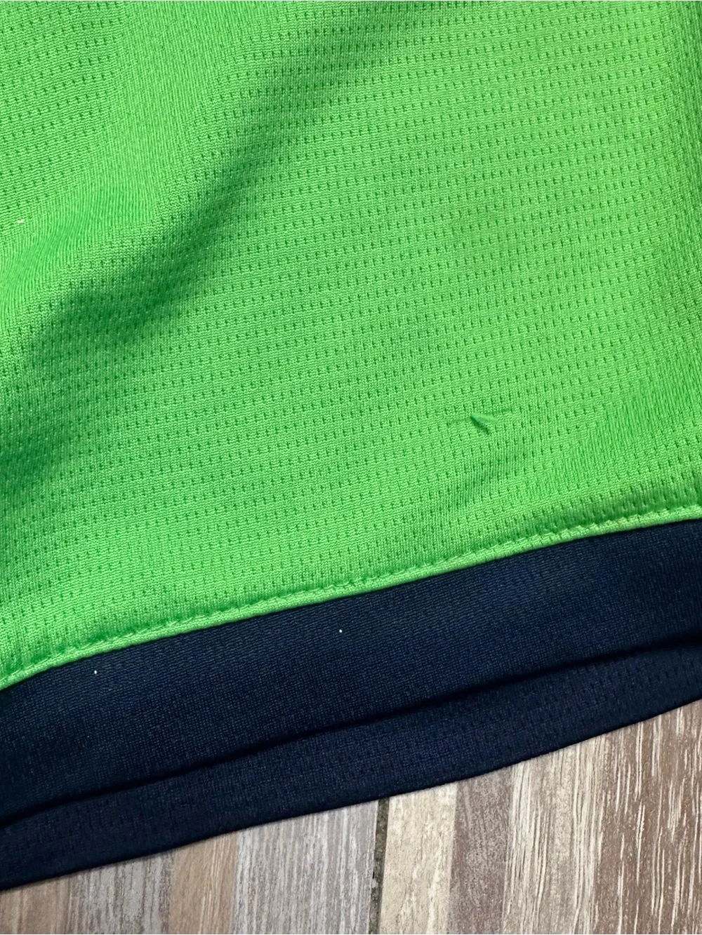 adidas Blue and Green Athletic Shorts Pair Boys Size Youth Large